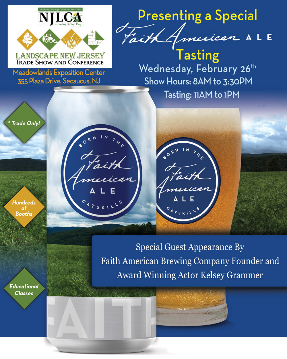 Faith American Brewing Company, New Jersey Landscape Trade Show